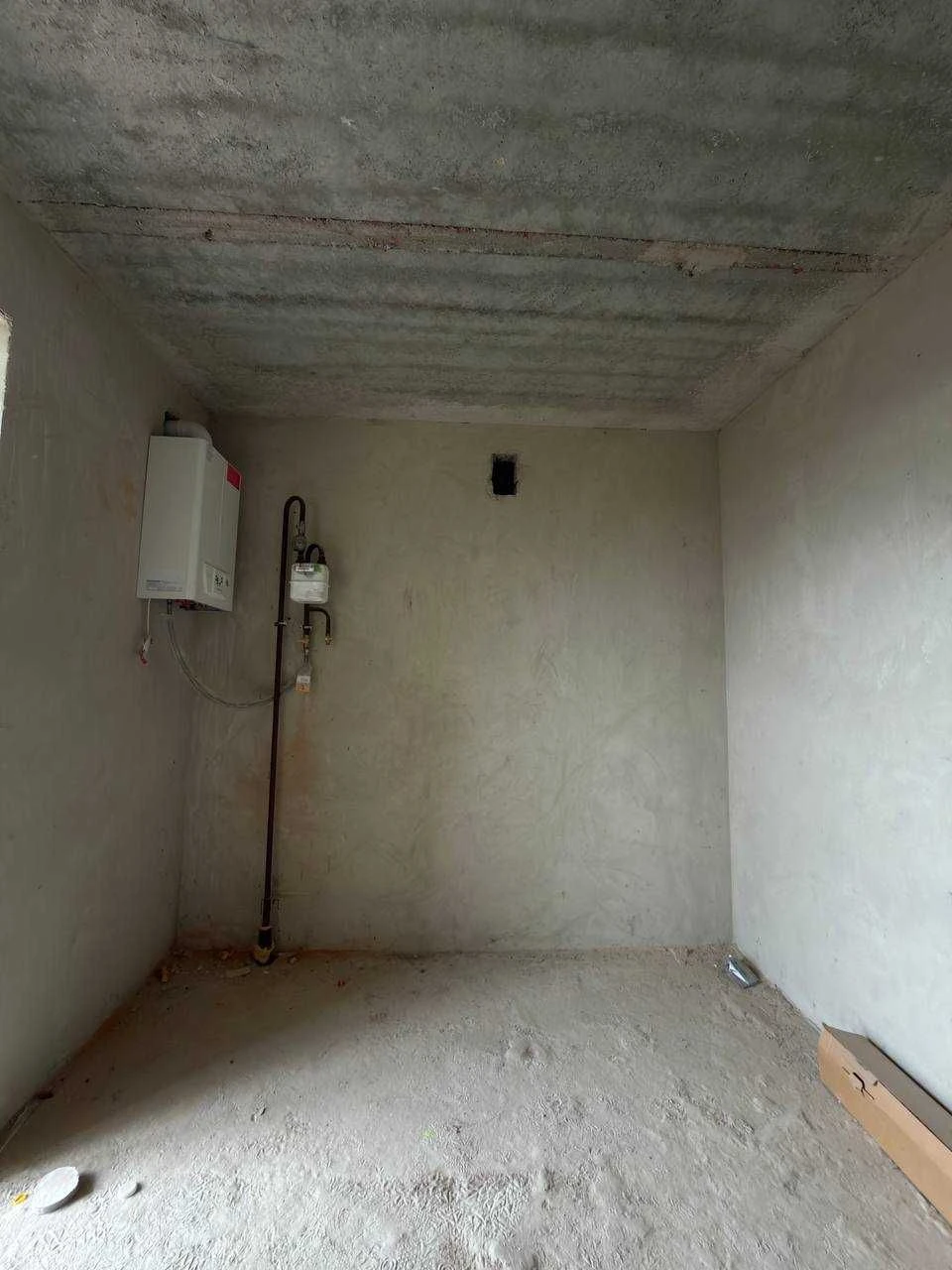 Two-level apartment in a brick building