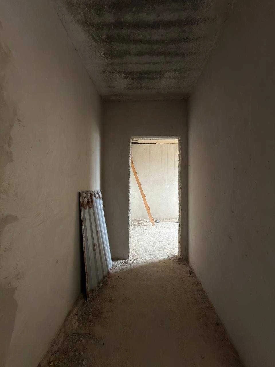 Two-level apartment in a brick building