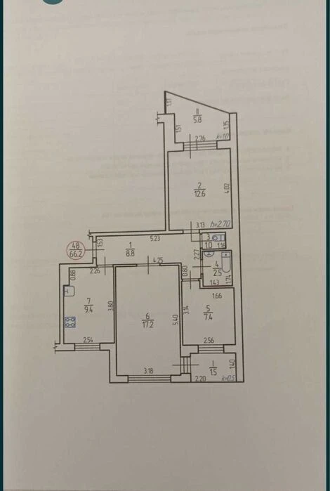 Продаж 3х кімнатної квартири на Жадова.