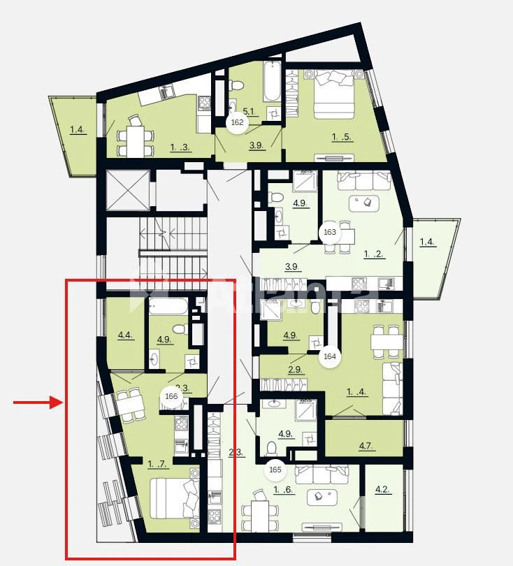 Продаж 1-кім квартири в ЖК Viking Hills  на вул.Щурата