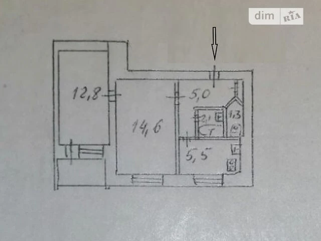 Sale of 2-room apartment 42.55 sq. m on Lesi Ukrainky Blvd. 19 • ID