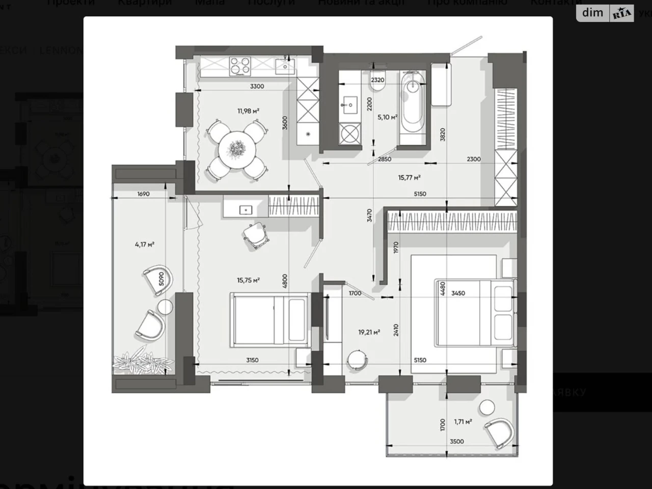 Sale of Apartment in Zboiyscha