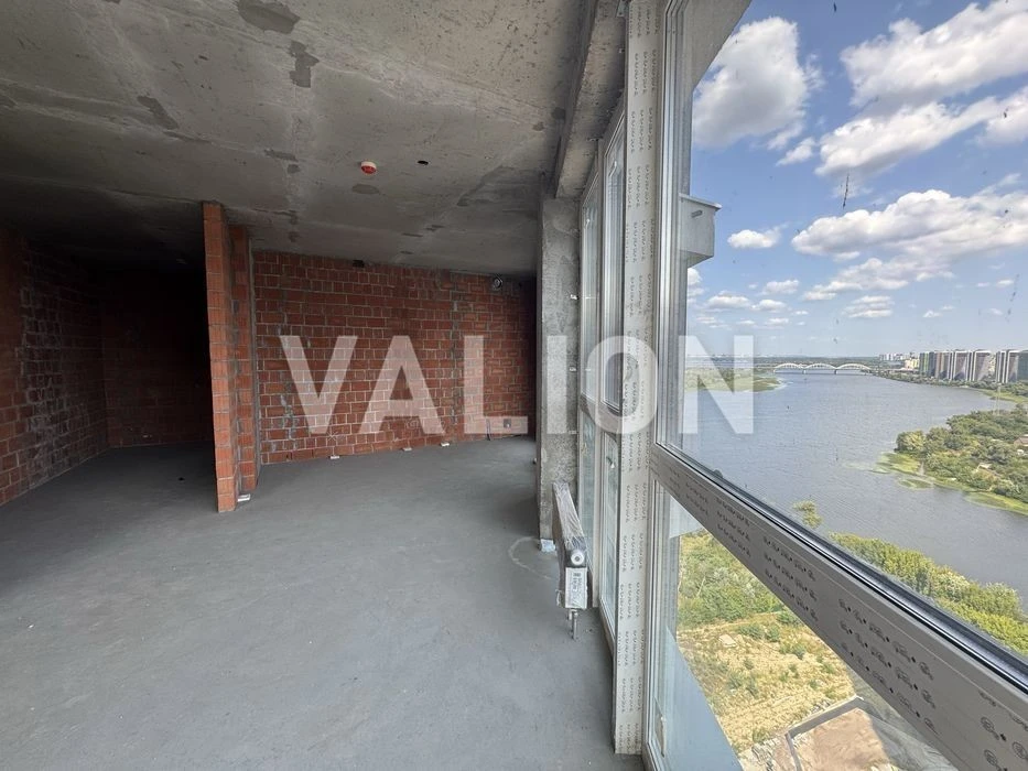 No % 3-room apartment for sale with a view of the Dnipro, Zarichn residential complex