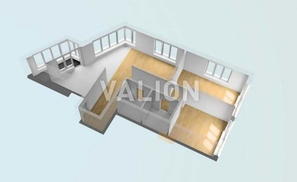 No % 3-room apartment for sale with a view of the Dnipro, Zarichn residential complex