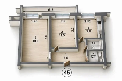 Sale of 2-room apartment 51.15 m², Holosiiv district, St.
