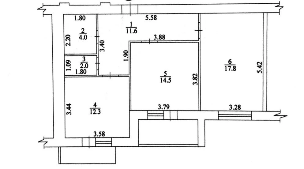 Продаж квартири 65м2, новобудова з газом