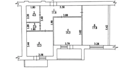 Продаж квартири 65м2, новобудова з газом