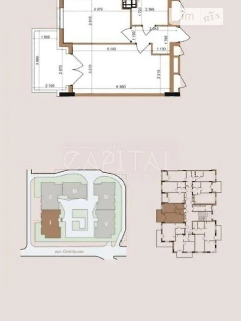 For sale 1-room apartment 43 sq. m. on Olegivska Street 36 • ID 34620