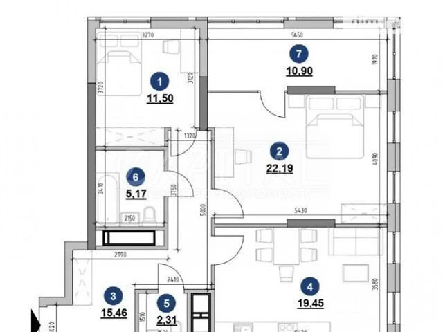 Продаж 3к квартири 87 кв. м на шосе Залізничне 45А • ID 3471