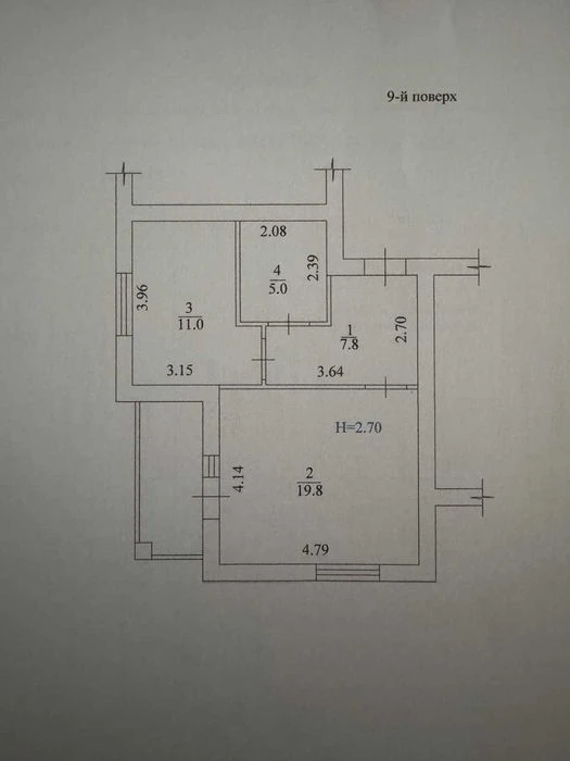 Selling a 1-room apartment in the Newton residential complex, new building, E-renovation
