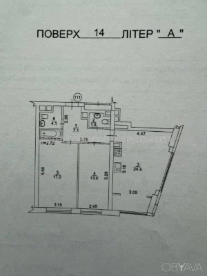 2-комнатная квартира, 68 м.кв.