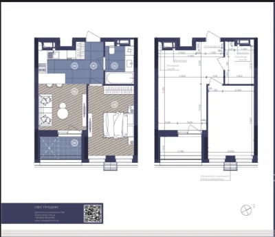 For sale one-room apartment in the residential complex Dnipro Island Dnipro Ayen