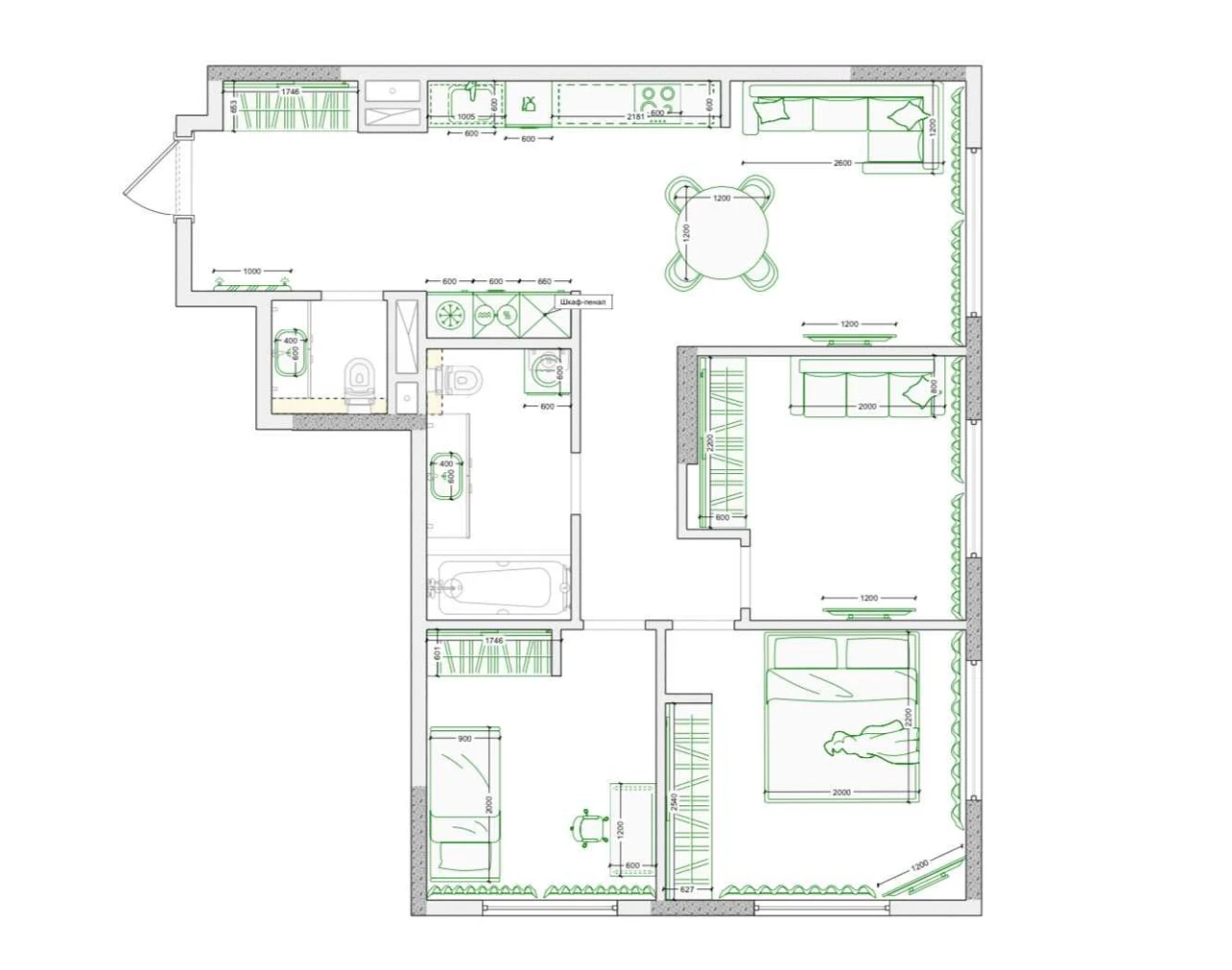 ВЛАСНИК. Продаж 3-кімнатної квартири 77 м² | ЖК Варшавський