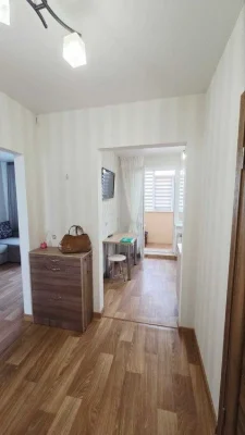 Selling a one-room apartment in a new building on Mira Street.