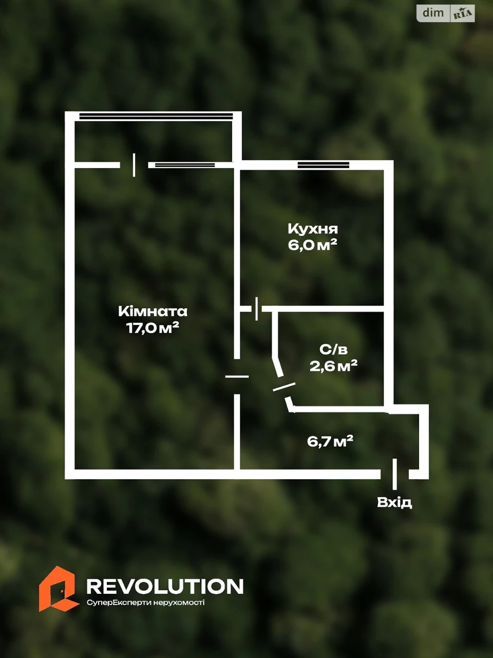 1-room apartment for sale in Solomyany