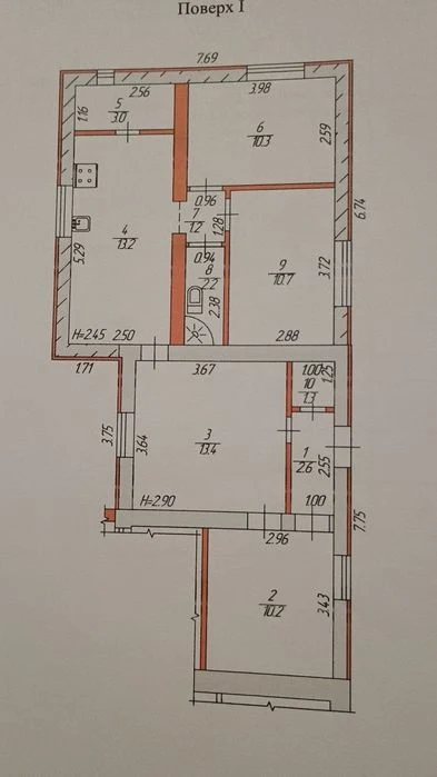 I will sell part of the house in the city of Zaporizhia, Praviy Bereg