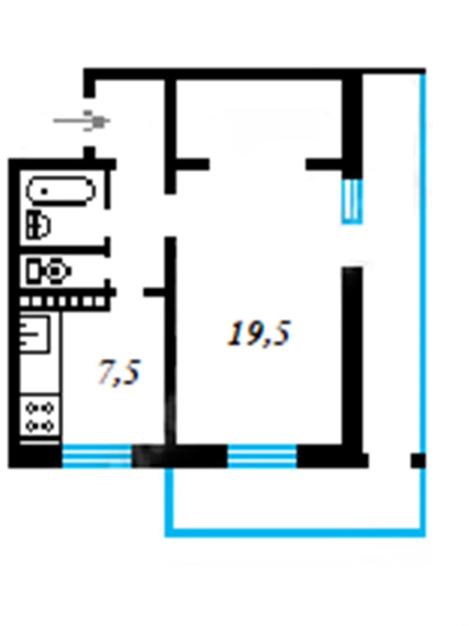 Long-Term Rental Apartment, Obolon