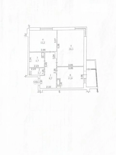 Sale of 2-room apartment 63.5 sq. m. on Ivan Vyhovskogo St. 10D