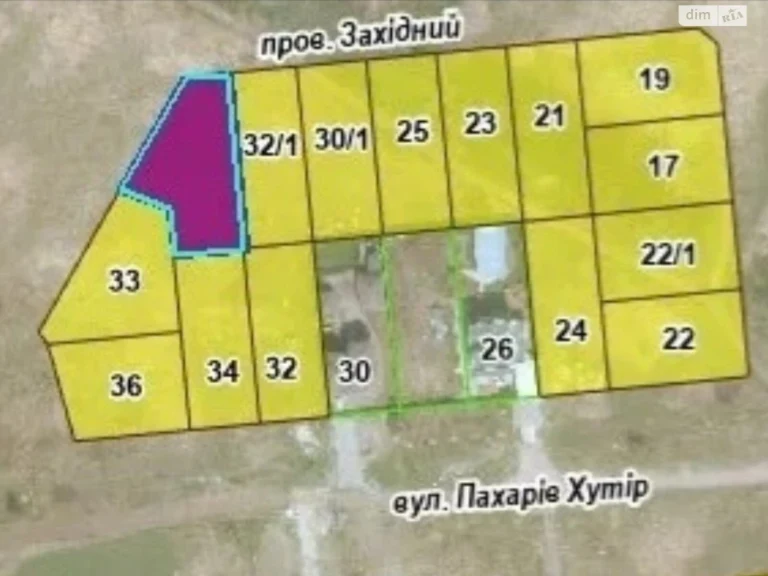 Продаж Ділянка під житлову забудову Луначарський
