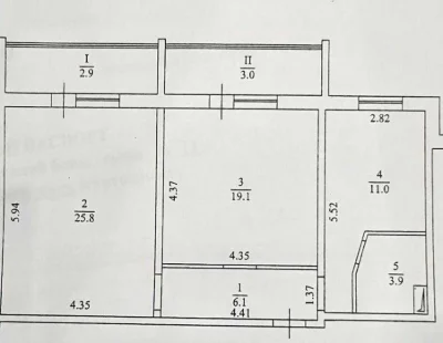 Продам 2-к квартиру 75 кв.м с ремонтом, 3/10 эт., Ботанические