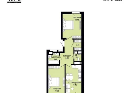 Apartment. Lviv, Vasyl Shchurata St., (Building 8)
