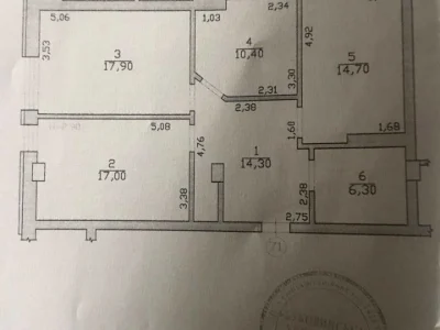 Apartment. Chernivtsi, Vokzalna St.