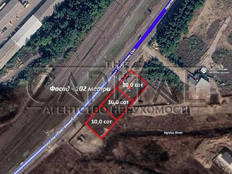Ділянка. Київ, Повітряних Сил просп.