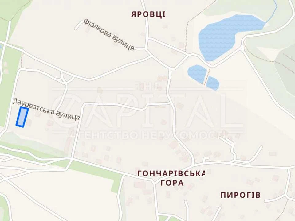 Land. Kyiv, Laureatska St.