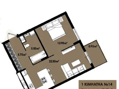 Квартира. Львів, Христофора Колумба вул.