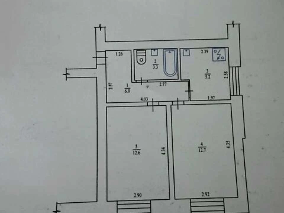 Apartment. Poltava, Reshetilovskaya St.