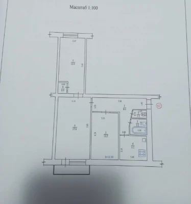 3-комнатная квартира, 23 Вересня, 3 этаж, отличное место для