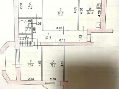 Квартира. Запорожье, Узбекистанская ул.