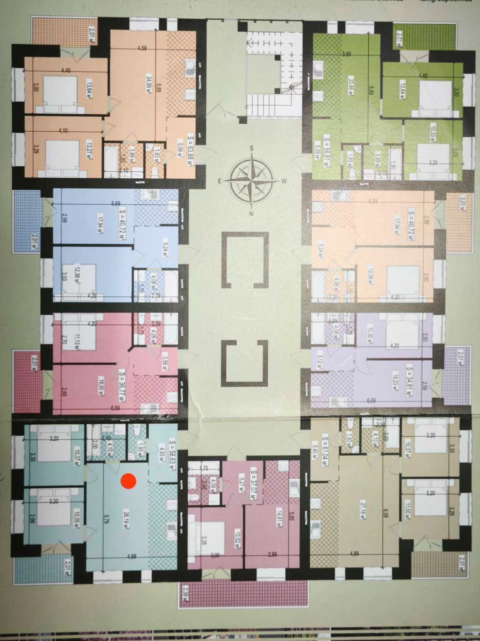 Продается 2-комнатная квартира, ЖК “West towers” Код: 36403