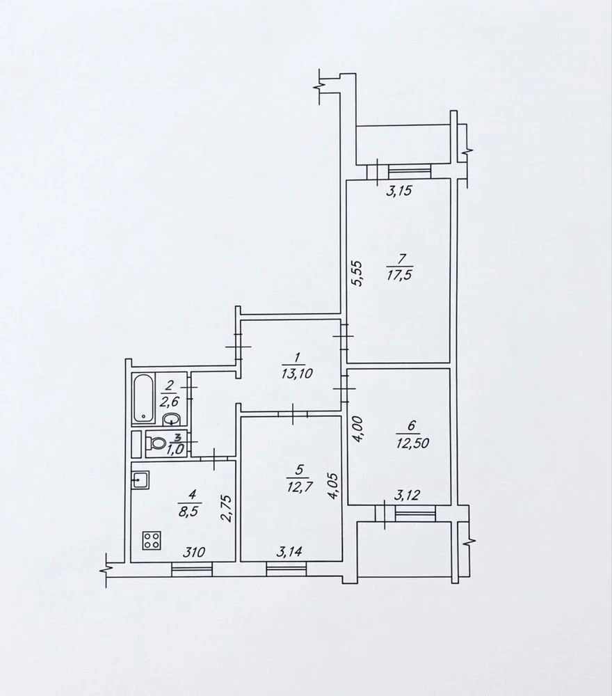 3-room 71 m² | Malikova | Polish Boulevard | High 1