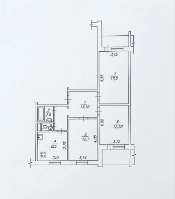 3-room 71 m² | Malikova | Polish Boulevard | High 1