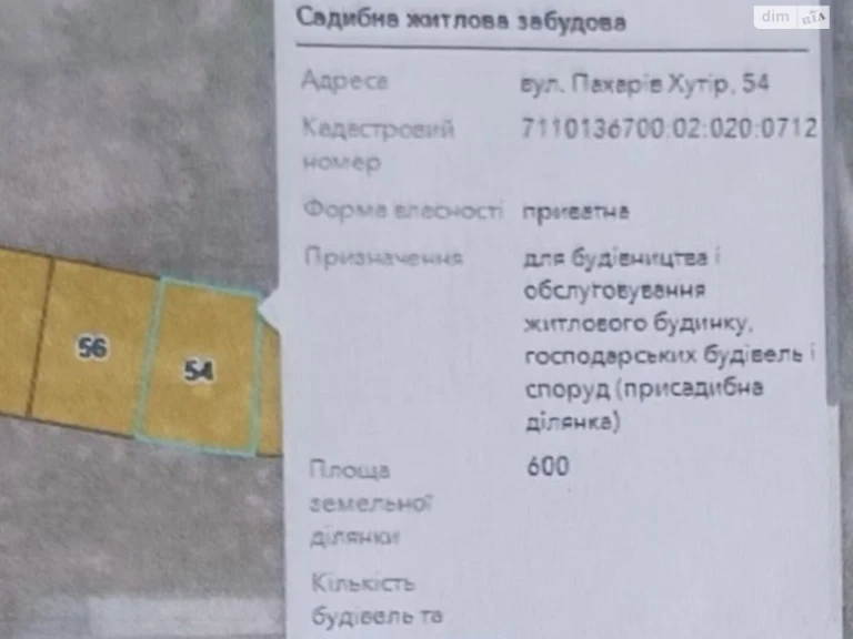 Продаж Ділянка під житлову забудову Луначарський