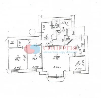 Здам багатокімнатну квартиру (105 м²) у Києві, Печерський ра