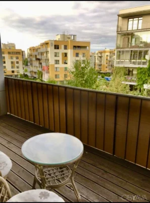 Стильный студи в 45 м² с террасой в ЖК «Ліпінка»