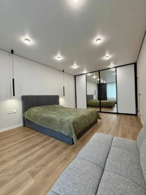 Sale of a spacious one-room apartment with a studio kitchen at