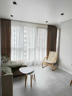 Sale of a spacious one-room apartment with a studio kitchen at