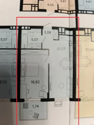 Sale of 1-room apartment on St. Studynського ЖК Шелест