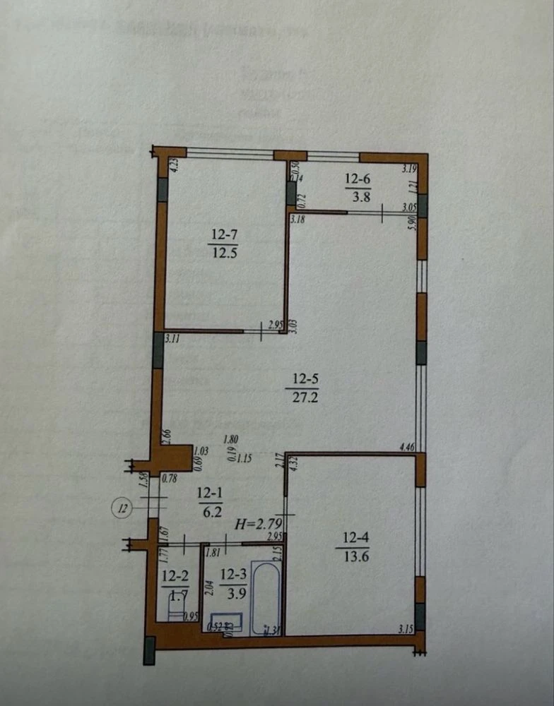 For sale 2-room apartment on вул. Брюховицька