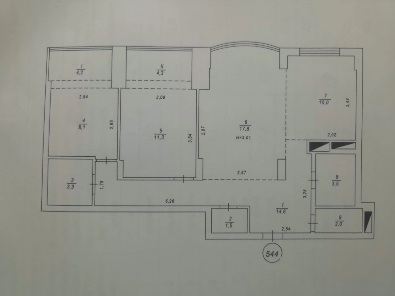 3-комнатная квартира в ЖК «Soho Residence»