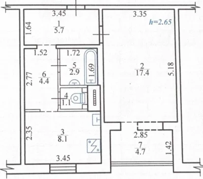 For sale 1-bedroom apartment, Alexander Koshytsia Street 9, metro