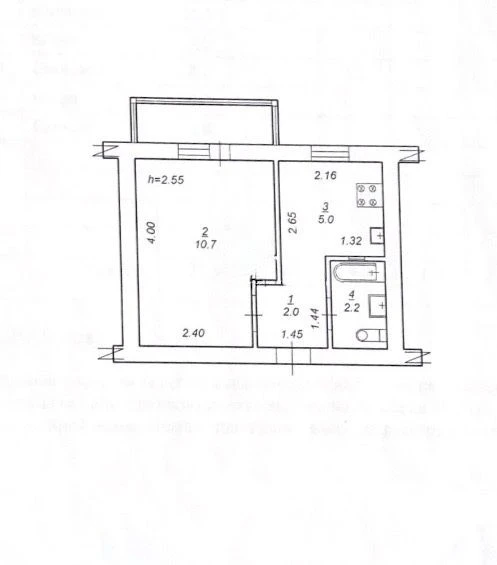 Pechersk 1 room small apartment 22 sq.m. With renovation and furniture