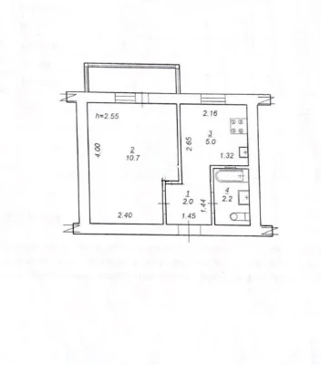 Pechersk 1 room small apartment 22 sq.m. With renovation and furniture
