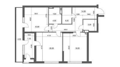 Sale of Greenville Park business class residential complex (Greenville) with a terrace