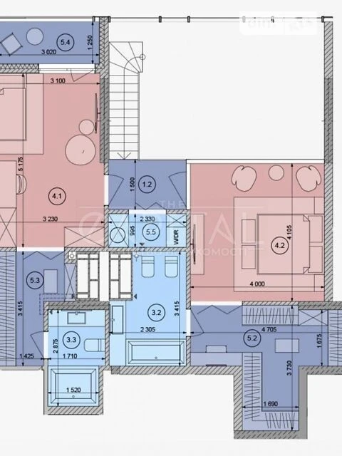 Sale of 2-room apartment 119.55 sq. m. on Vasylkivska Street 103 •
