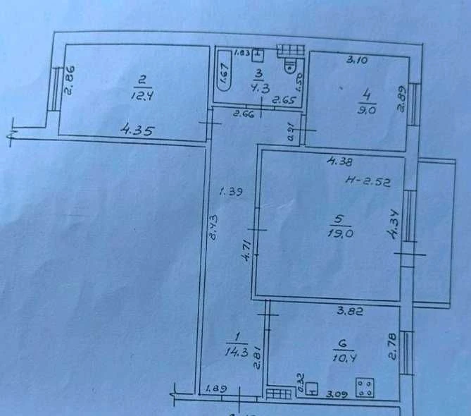 Продам 3-ком. квартиру на 4 ст. Фонтана. 1L21