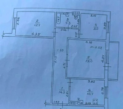 Продам 3-ком. квартиру на 4 ст. Фонтана. 1L21